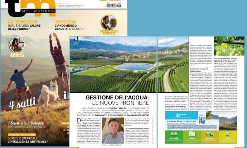 Dalla stampa: «Gestione dell'acqua: le nuove frontiere»